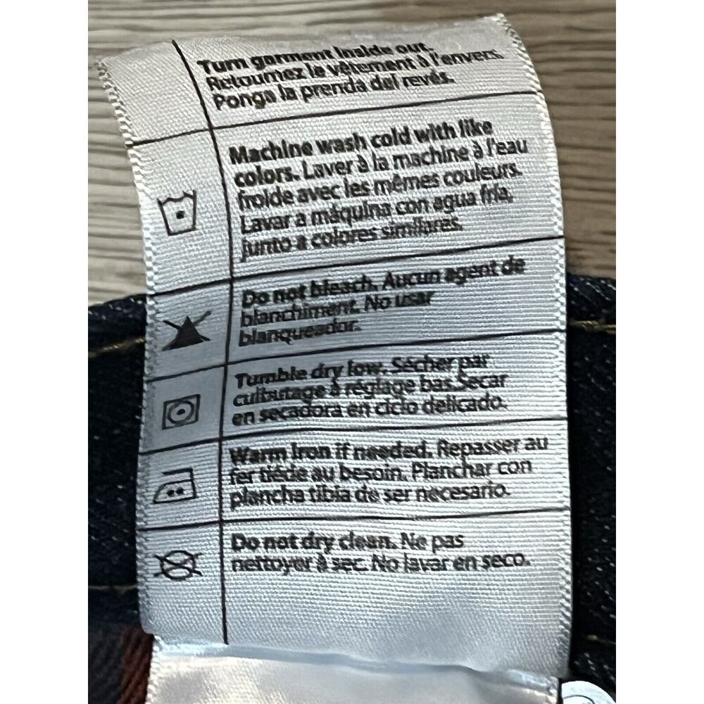 Carhartt Jeans Women's 12 Regular Straight Leg Pockets Denim Fleece Lined EUC - Picture 11 of 11